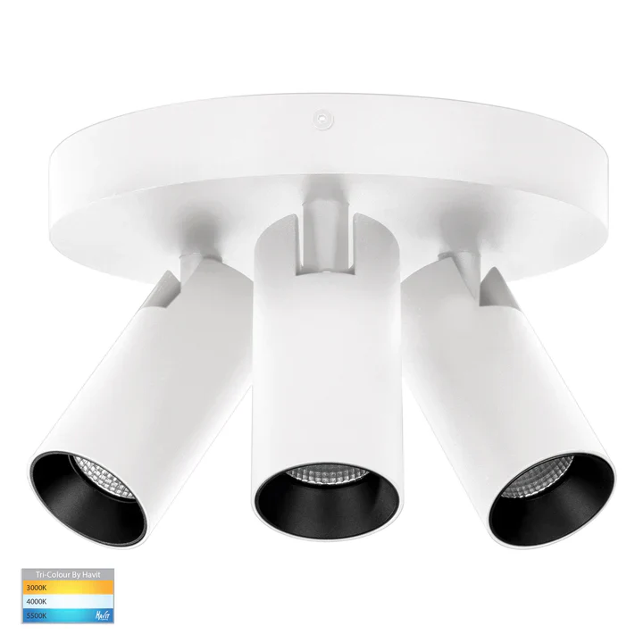 Revo 3 Light TRI Colour LED Round Plate Light - Image 3