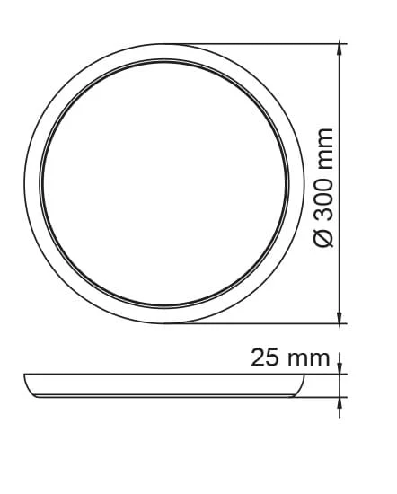 SAL Frisbee Low Profile LED Oyster 18w/25w - Image 3