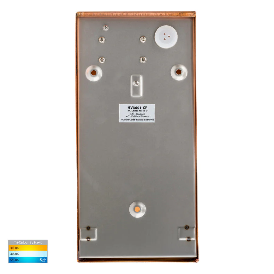 Taper Wedge TRI Colour LED Wall Light | Step Light 250mm - Image 16