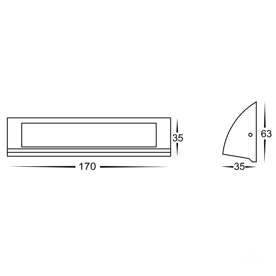 Taso TRI Colour LED Step Light 170mm - Image 7