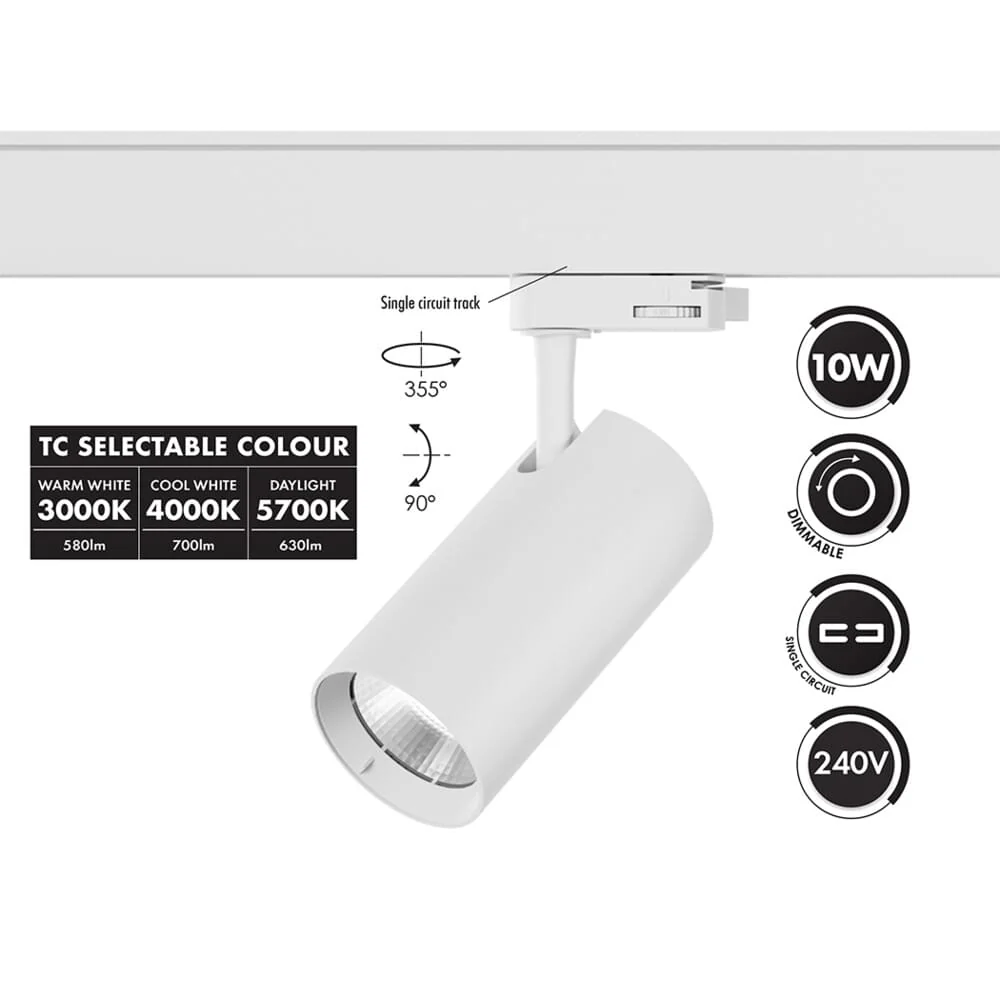 SAL Unitrek 15W Single Circuit Track Spot Dimmable - Image 4