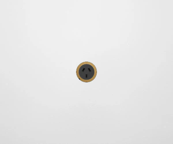 ZETR 48 Round Black Single Outlet Flat Pin Carbon Faceplate, Available in 7 Colours - Image 6