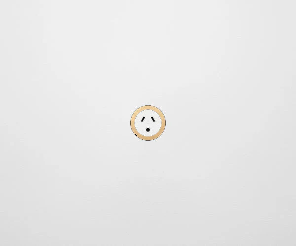 ZETR 48 Round White Single Outlet Round Pin Carbon Faceplate, Available in 7 Colours - Image 8