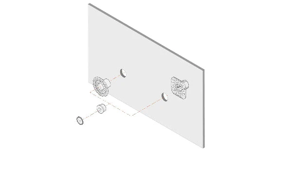 ZETR 48 Round Adjustable Mounting Assembly, Available in 2 Colours - Image 4