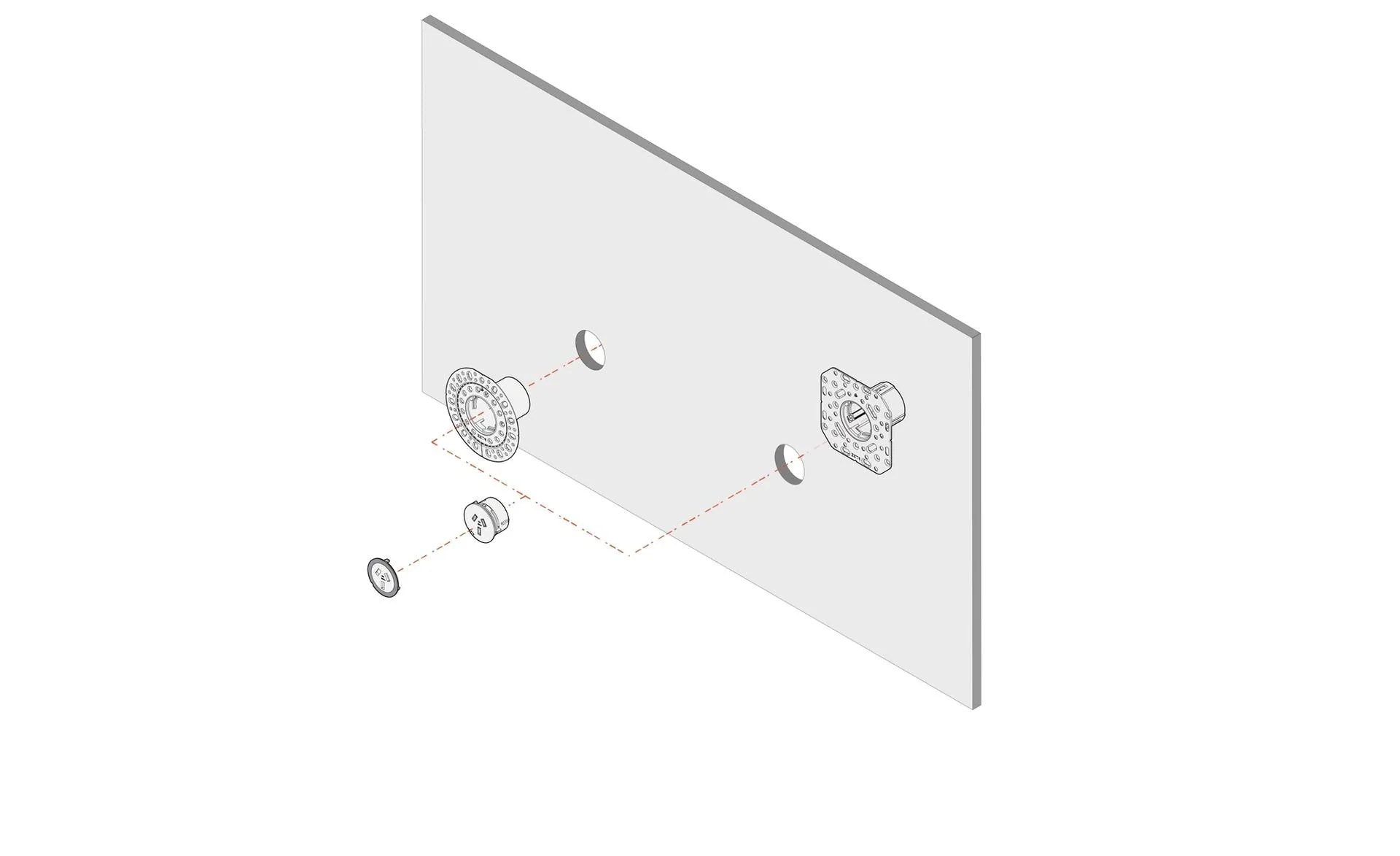 ZETR 48 Round Autoswitched Single Outlet Flat Pin, Available in 2 Colours - Image 4